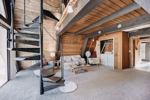 Indoors,House,Loft,Staircase,Furniture
