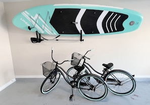 Newly added paddle board and cruisers!