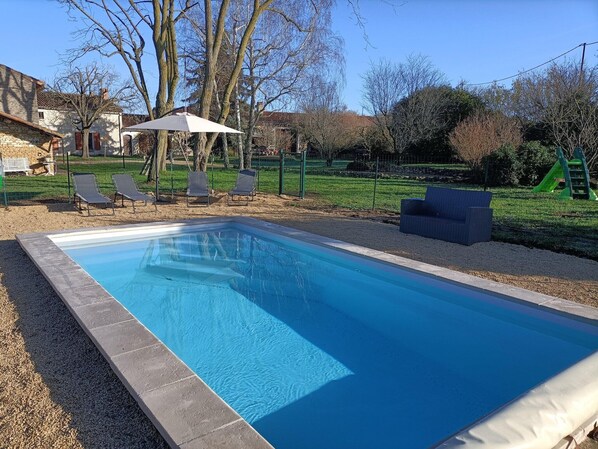 Piscine maison de vacances