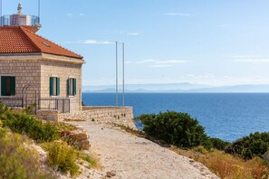 Mediterranean area of Vis Croatia luxury holiday villa Lighthouse Ligero for total privacy.