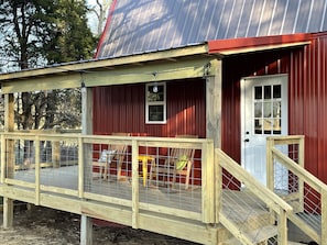 Private back porch