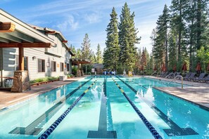 Multiple pools in the complex.