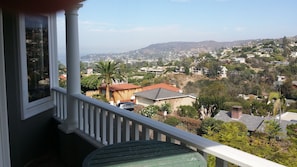 Ocean and coastline view from master bedroom private balcony