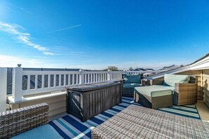 Roof top area with plush seating
