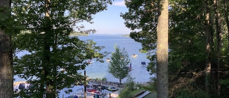 Lake view from the deck