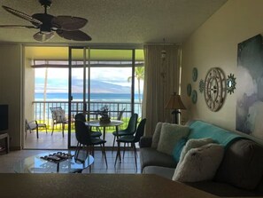 Fantastic view from the living room & kitchen 