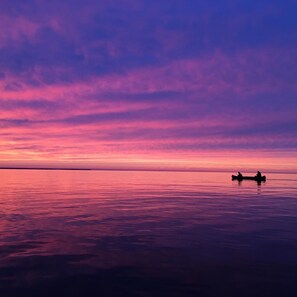 Sister bluffs sunset explosion