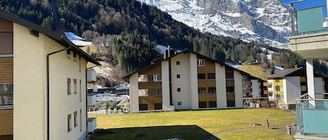 Himmel, Gebäude, Eigentum, Berg, Fenster, Pflanze, Natürliche Landschaft, Haus, Baum, Schnee