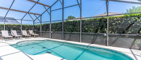 Inviting Pool and Deck Area - Total Privacy On All Sides