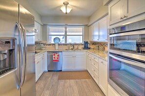 Kitchen | Keurig Coffee Maker | Blender | Multi-Level Home | 3 Stories