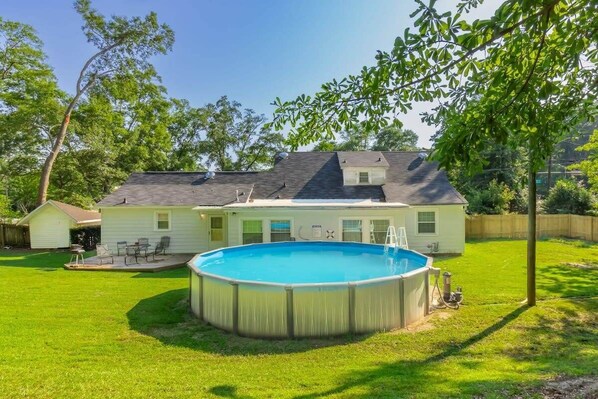 Backyard pool