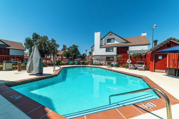 Heated pool year round!