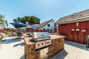 BBQ grill area