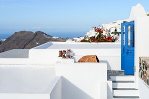 Cycladic Entrance to your Exclusive Hotel, featuring 9 Studios