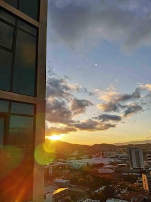 Vue depuis l’hébergement