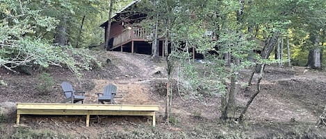 View of Cabin from Little Missouri River