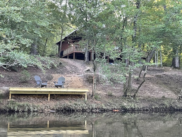 View of Cabin from Little Missouri River