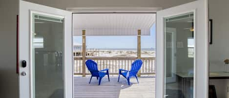 Gulf Front Porch View