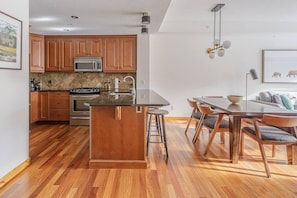 Open plan living so you can spend time with family and friends.