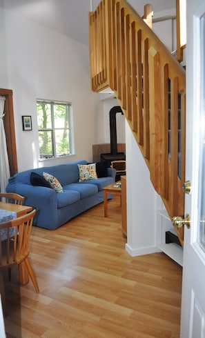 Looking into cottage from entrance