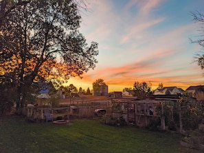 Backyard looking west