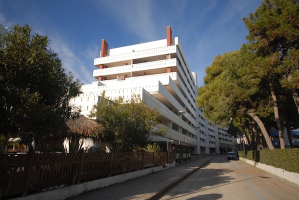 External view of the building. exterior view