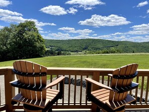 Enjoy long distance views over the rolling hills.