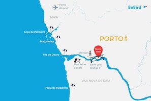 Carte de l’hébergement