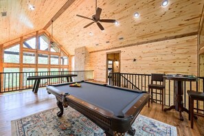 Upstairs Loft-Pool Table