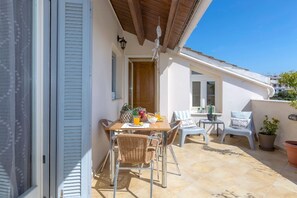 terrace with dinning table