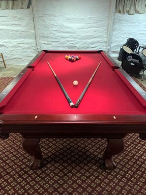 Enjoy a game of pool in the games room.