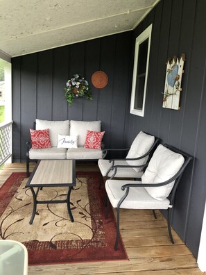 Private deck area