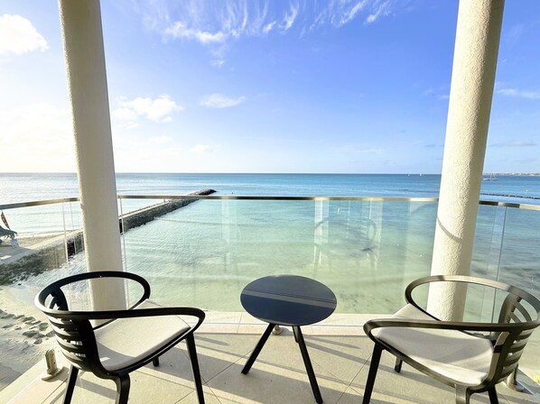 One of our ocean view balconies