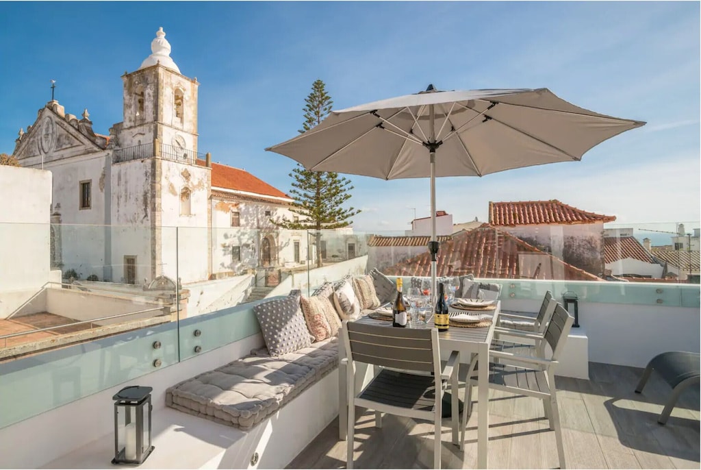 Apartment in Lagos Portugal with views over the cobbled streets and cultural landmarks