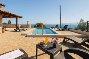 Poolside Relaxation
Spacious terrace with private pool and sun loungers