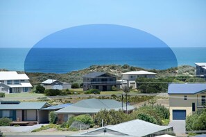 Vue sur la plage/l’océan