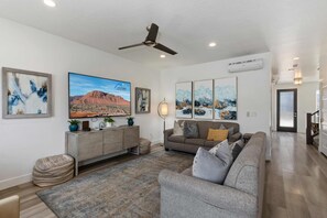 Gorgeous open concept family room on main level