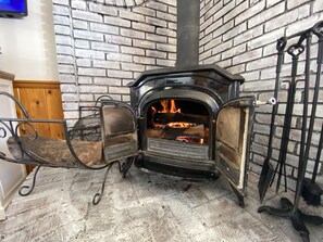 You can’t have a mountain experience without a warm cozy fire.