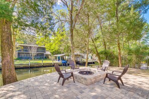 Private Patio | Fire Pit | 2-Story Home