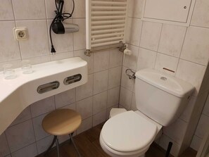 Bad mit Dusche/ WC und Haartrockner