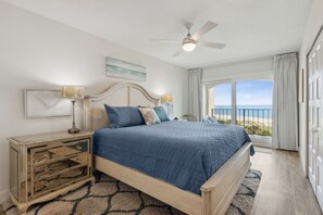 Master Bedroom with Amazing Oceanfront Views, a Private Balcony, and a Flat Screen TV (King Bed)