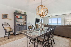 Dining Area which Comfortably Seats Six