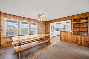 Gather for a family meal and enjoy some great conversation around the table.