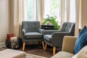 Seating nook.