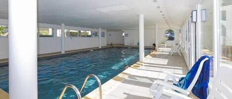 Cool off in the gorgeous indoor pool.