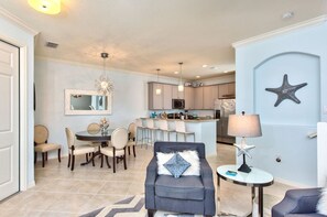 Open Dining and Living Area