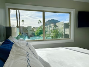 View of Camelback Mountain from upstairs Master Bedroom