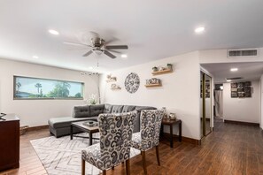 Living room as you enter through the main door.