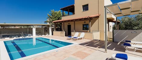 Pelagia Villa with a sensory driven design private pool.