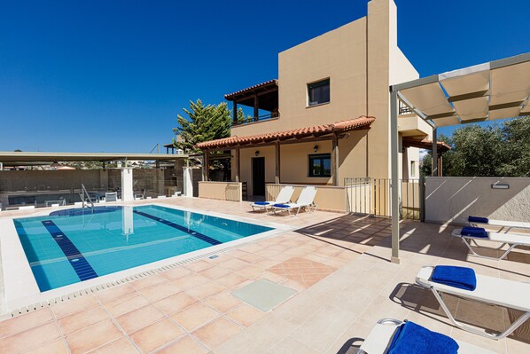 Pelagia Villa with a sensory driven design private pool.